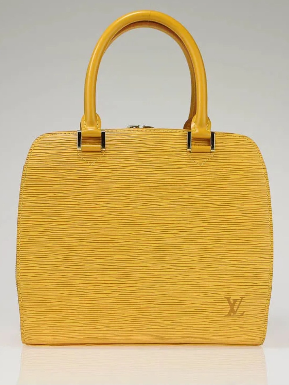 Louis Vuitton Tassil Yellow Epi Leather Pont- Neuf PM Bag Vintage